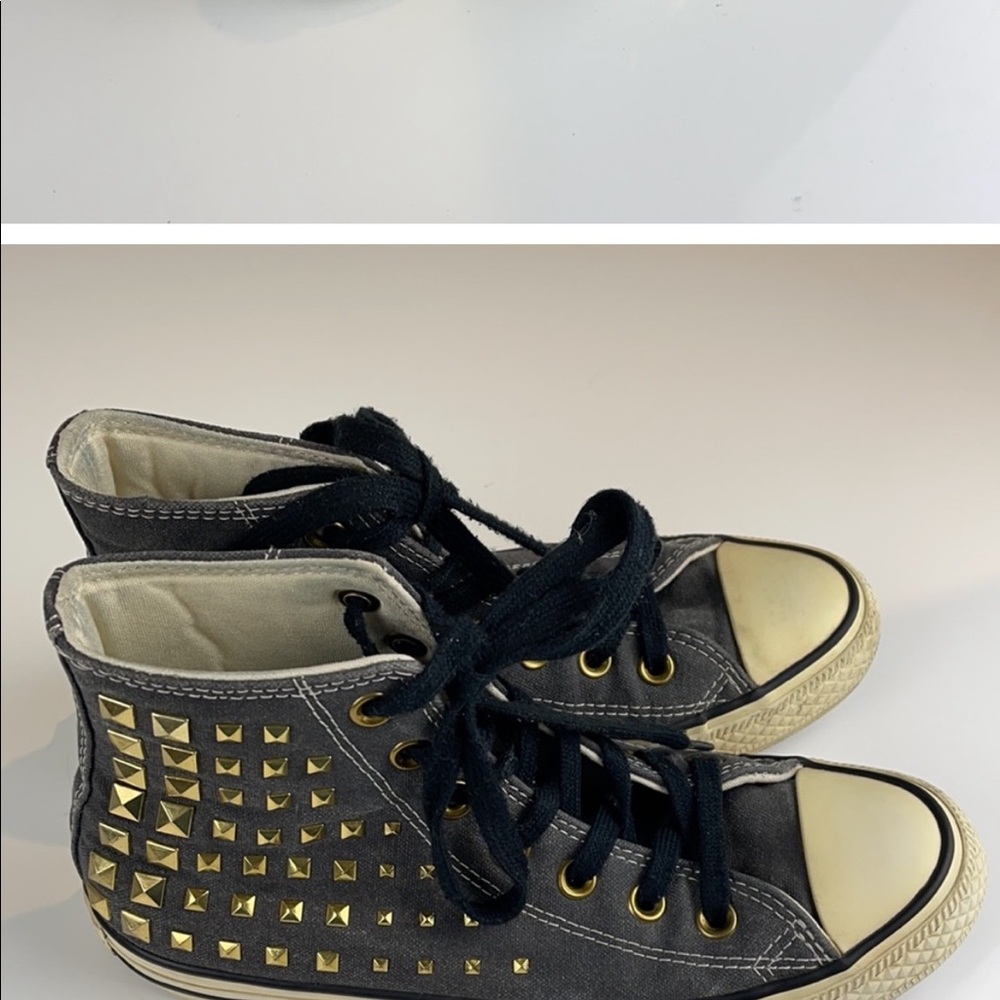 Converse chuck taylor all star studded hi tops